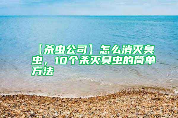 【殺蟲(chóng)公司】怎么消滅臭蟲(chóng)，10個(gè)殺滅臭蟲(chóng)的簡(jiǎn)單方法