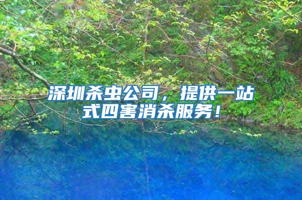 深圳殺蟲公司，提供一站式四害消殺服務！