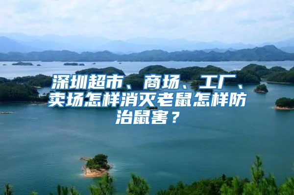 深圳超市、商場(chǎng)、工廠(chǎng)、賣(mài)場(chǎng)怎樣消滅老鼠怎樣防治鼠害？