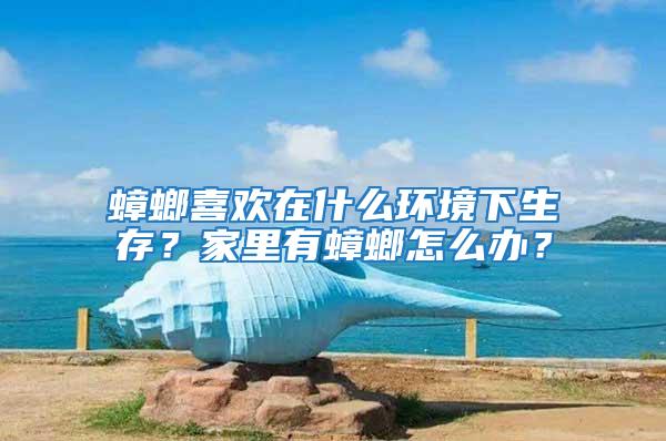蟑螂喜歡在什么環境下生存？家里有蟑螂怎么辦？