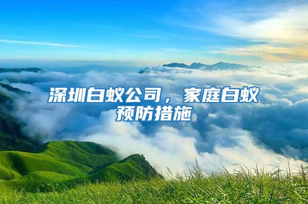 深圳白蟻公司，家庭白蟻預(yù)防措施