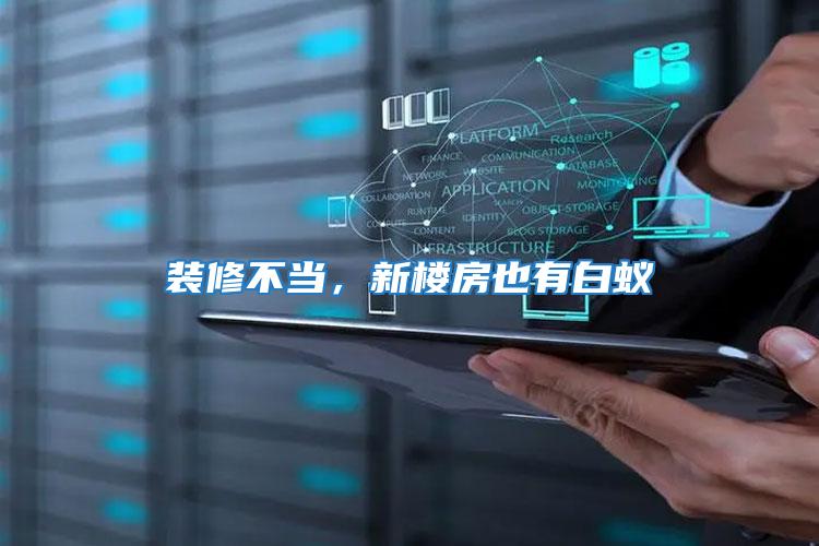 裝修不當(dāng)，新樓房也有白蟻
