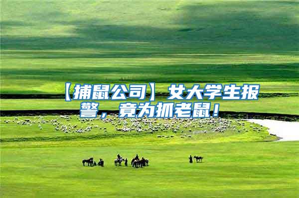 【捕鼠公司】女大學(xué)生報警,竟為抓老鼠!