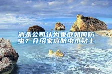 消殺公司認(rèn)為家庭如何防蟲(chóng)？介紹家庭防蟲(chóng)小貼士